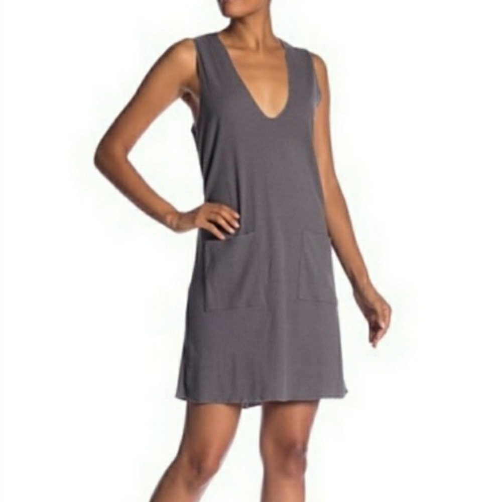 Pual Nature Sleeveless Gray Dress